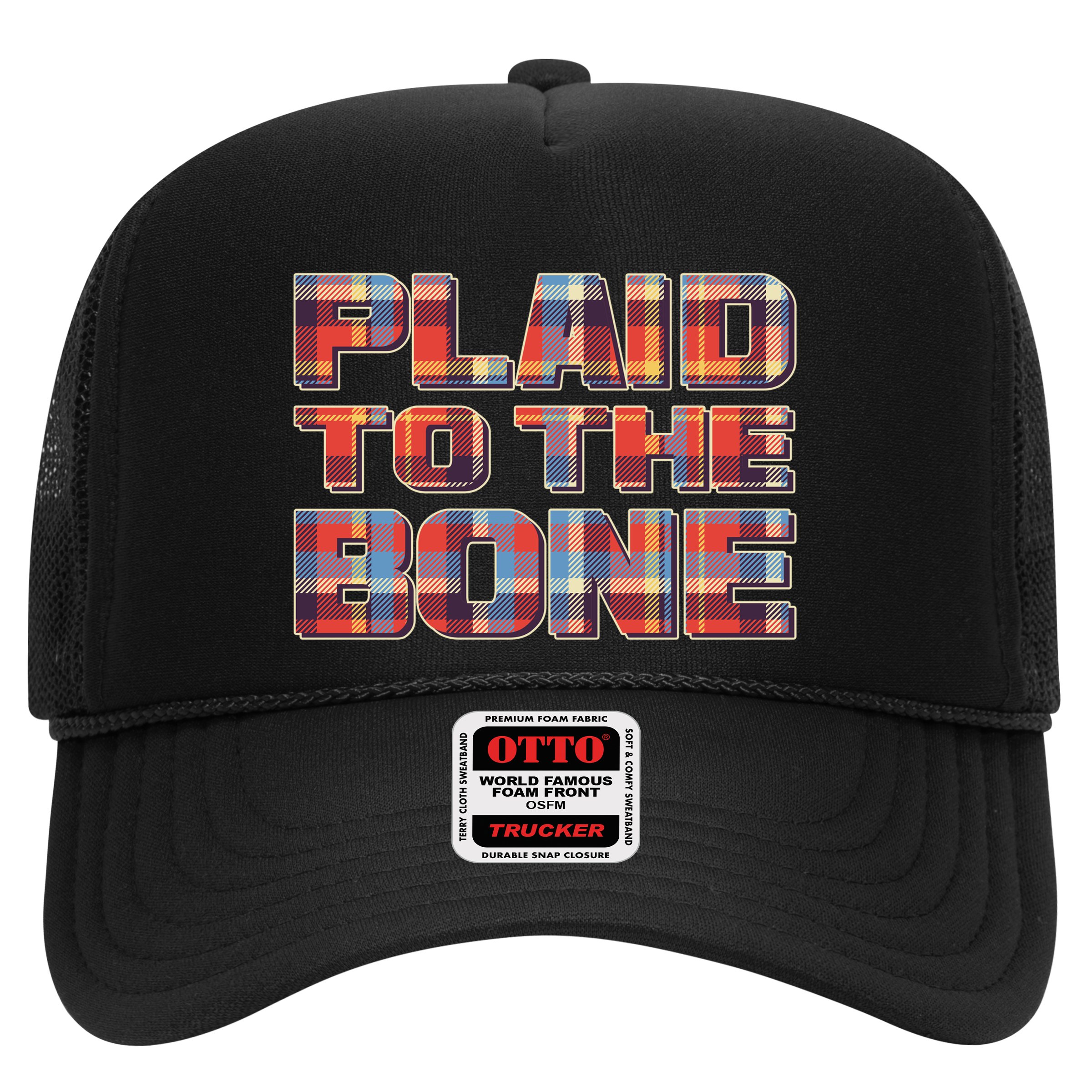 Plaid To The Bone Trucker Hat