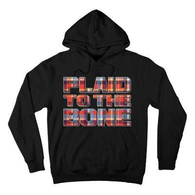 Plaid To The Bone Tall Hoodie