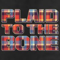 Plaid To The Bone Golf Towel