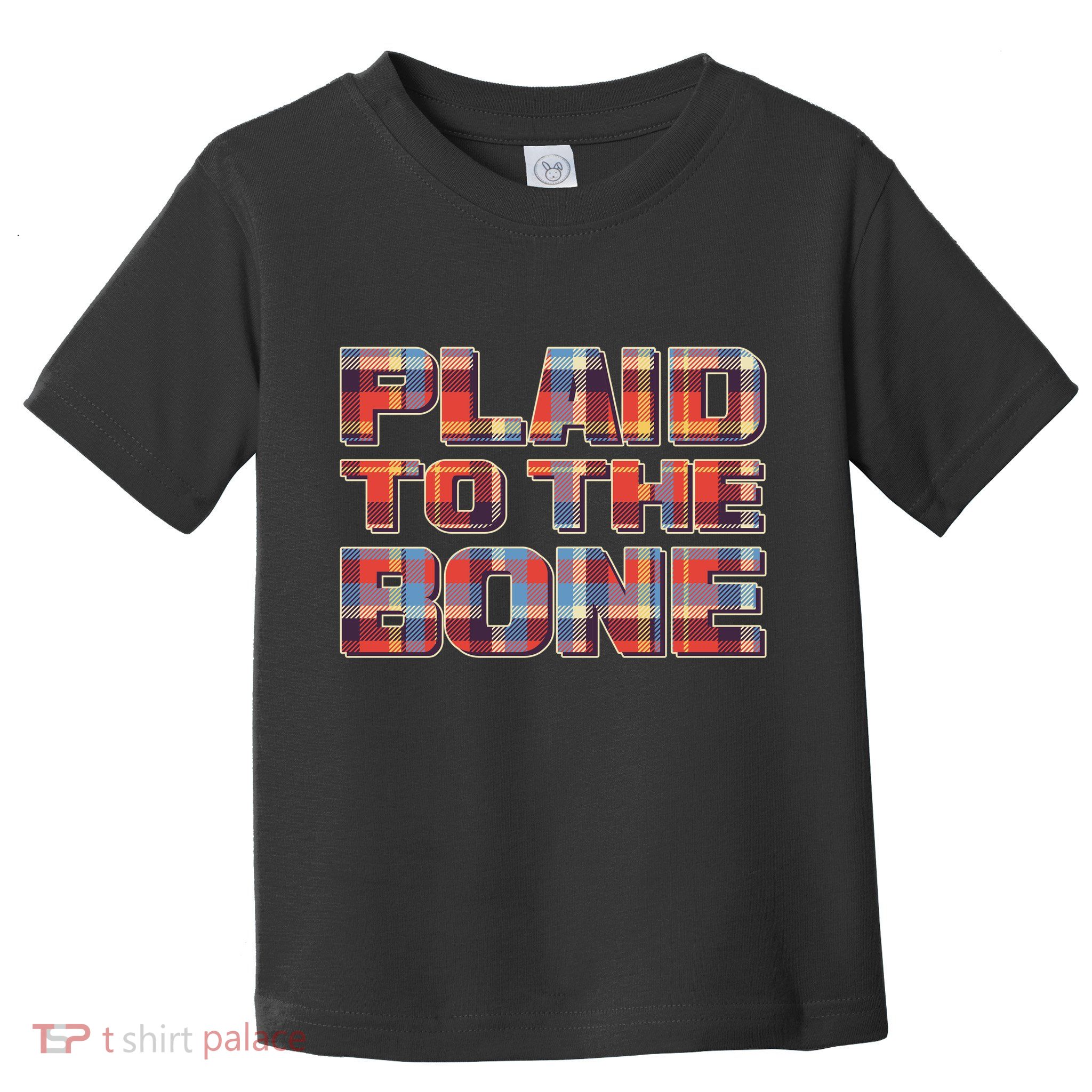 Plaid To The Bone Toddler T-Shirt