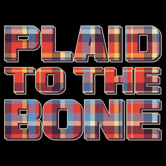 Plaid To The Bone Wool Snapback Cap