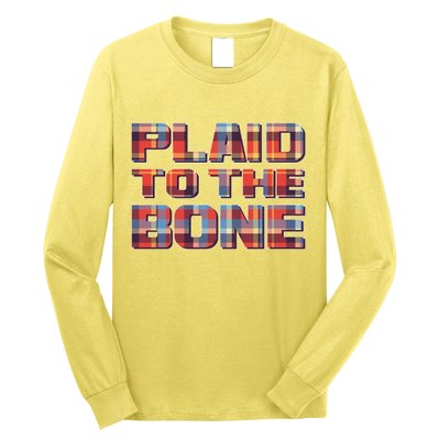 Plaid To The Bone Long Sleeve Shirt