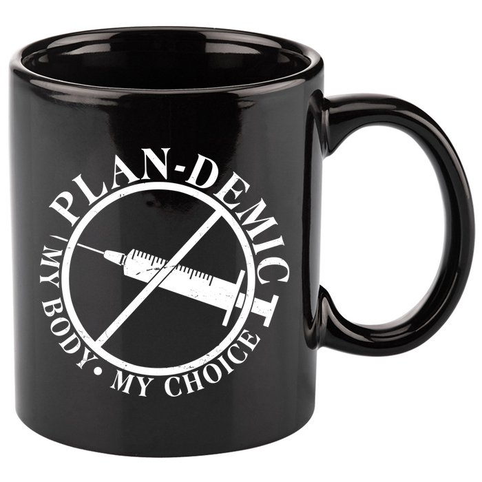 Plan-Demic My Body My Choice 11oz C Handle Ceramic Mug