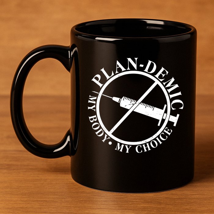 Plan-Demic My Body My Choice 11oz C Handle Ceramic Mug
