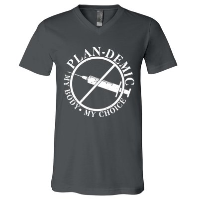 Plan-Demic My Body My Choice V-Neck T-Shirt