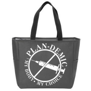 Plan-Demic My Body My Choice Zip Tote Bag