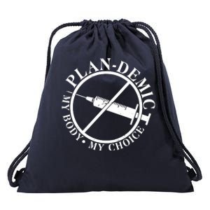 Plan-Demic My Body My Choice Drawstring Bag