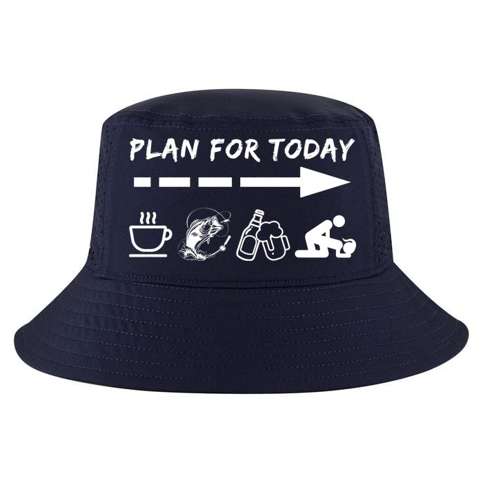 Plan For Today Coffee Fishing Beer Sex Cool Comfort Performance Bucket Hat