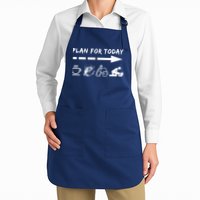 Plan For Today Coffee Fishing Beer Sex Apron