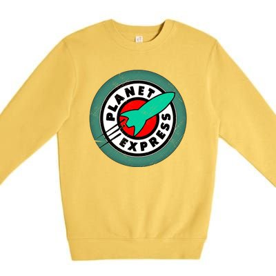 Planet Express Logo Vintage Premium Crewneck Sweatshirt