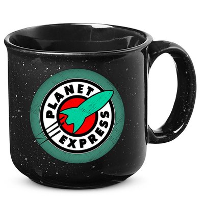 Planet Express Logo Vintage 15oz Campfire Ceramic Mug