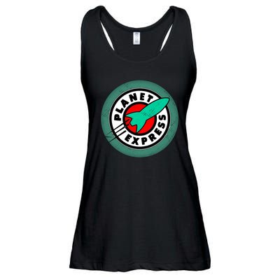 Planet Express Logo Vintage Ladies Essential Flowy Tank