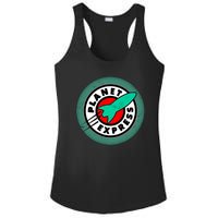 Planet Express Logo Vintage Ladies PosiCharge Competitor Racerback Tank