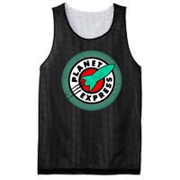 Planet Express Logo Vintage Mesh Reversible Basketball Jersey Tank