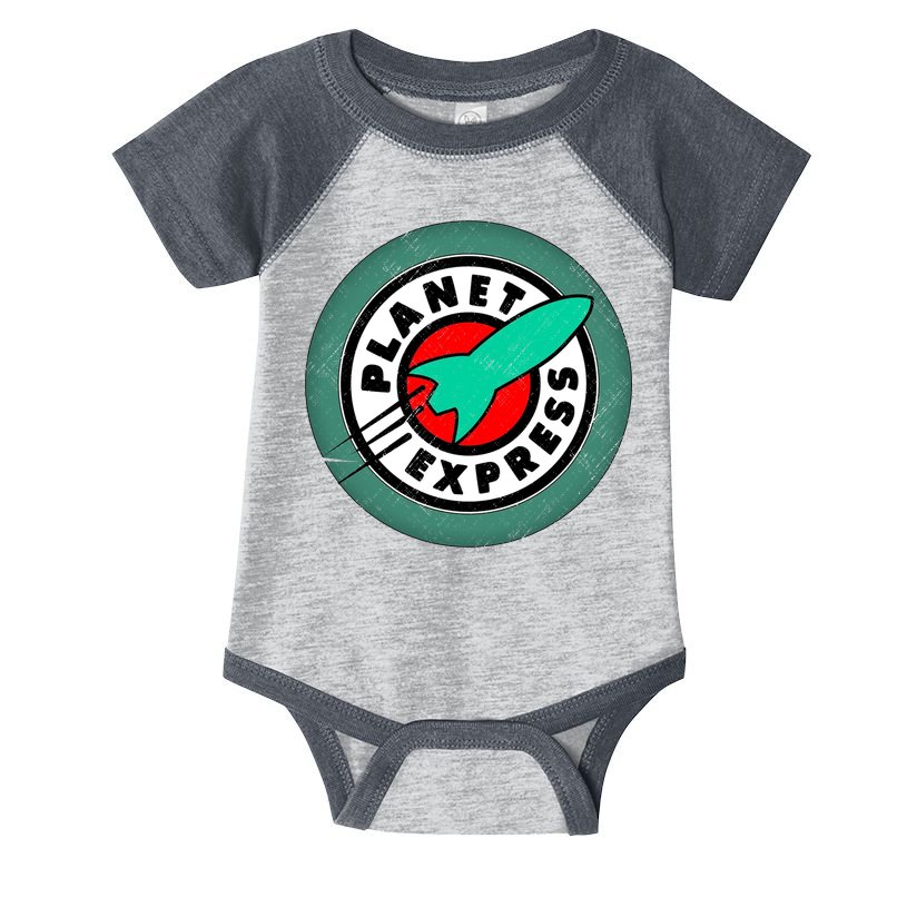 Planet Express Logo Vintage Infant Baby Jersey Bodysuit