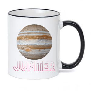 Planet Jupiter 11oz Black Color Changing Mug