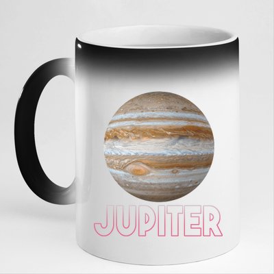 Planet Jupiter 11oz Black Color Changing Mug