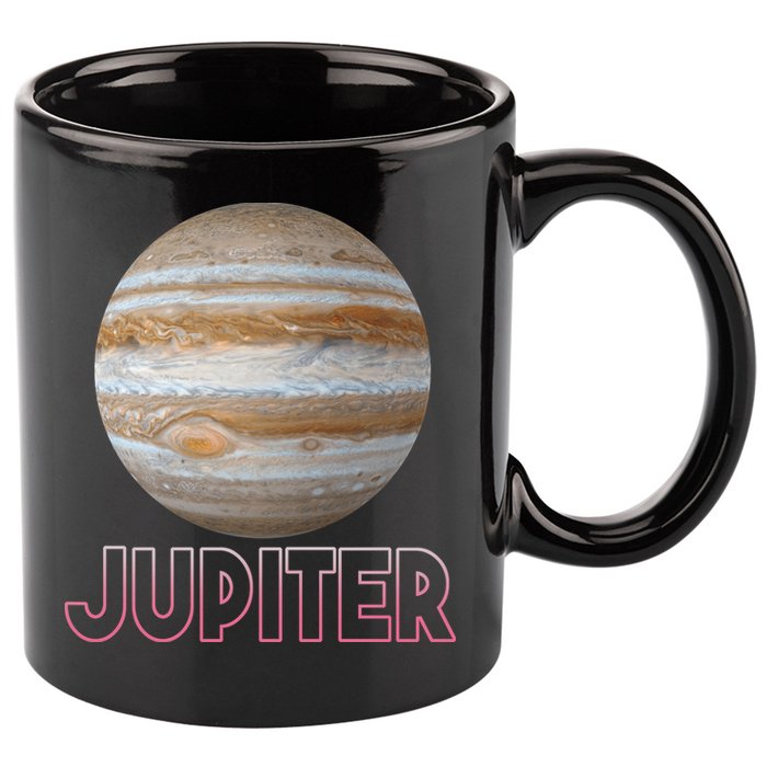 Planet Jupiter 11oz C Handle Ceramic Mug
