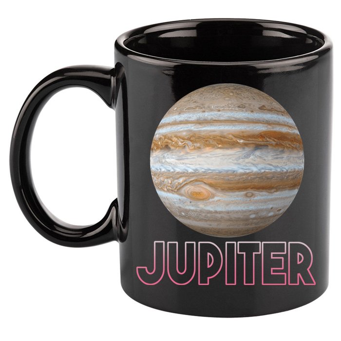 Planet Jupiter 11oz C Handle Ceramic Mug