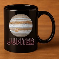 Planet Jupiter 11oz C Handle Ceramic Mug