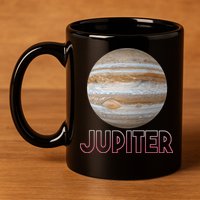 Planet Jupiter 11oz C Handle Ceramic Mug