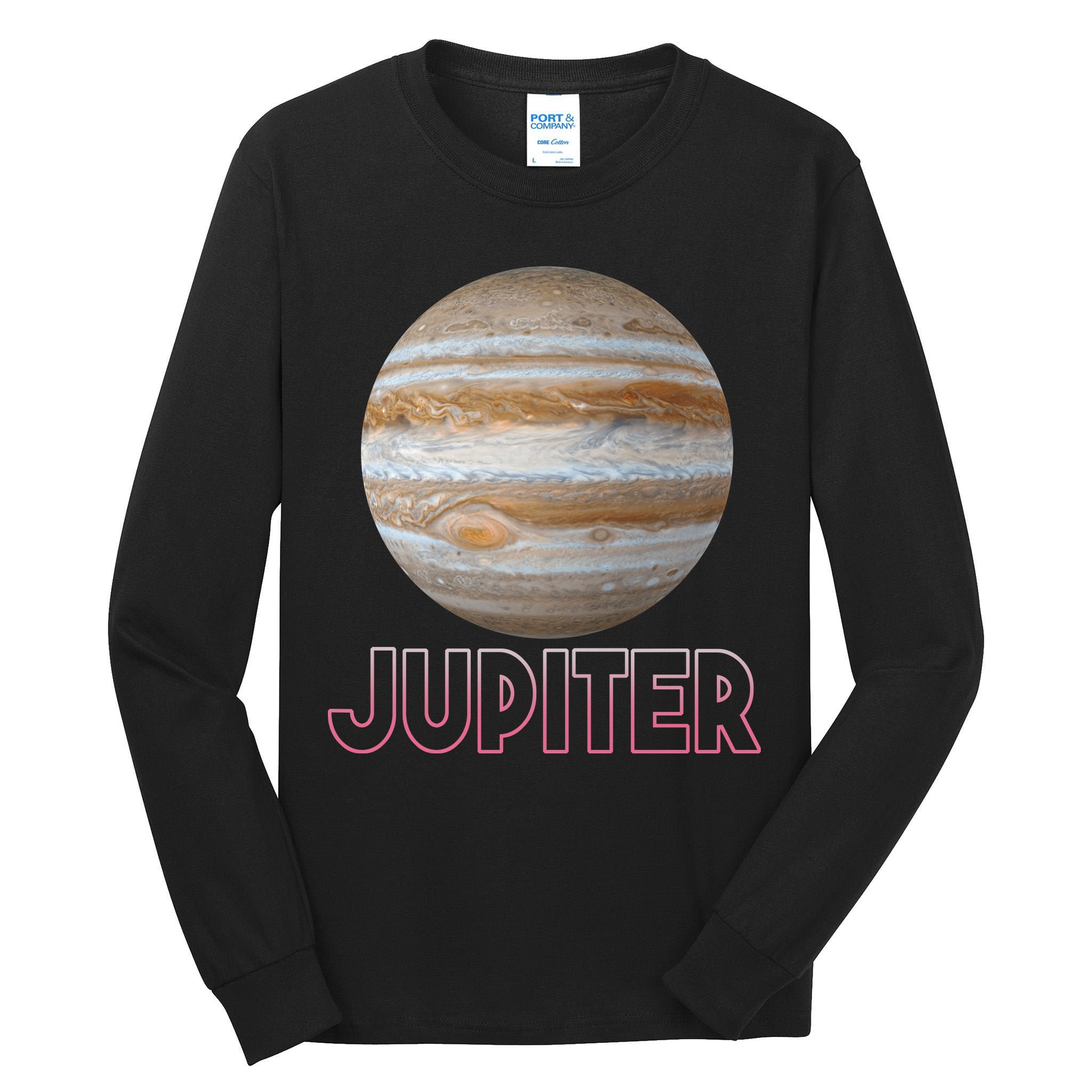 Planet Jupiter Tall Long Sleeve T-Shirt