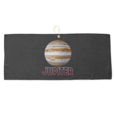 Planet Jupiter Large Microfiber Waffle Golf Towel