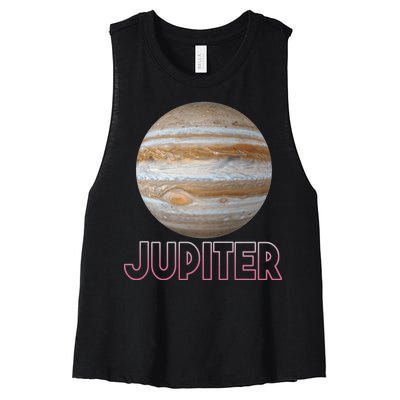 Planet Jupiter Women's Racerback Cropped Tank