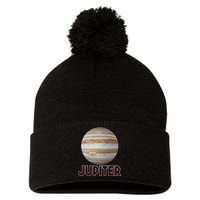 Planet Jupiter Pom Pom 12in Knit Beanie