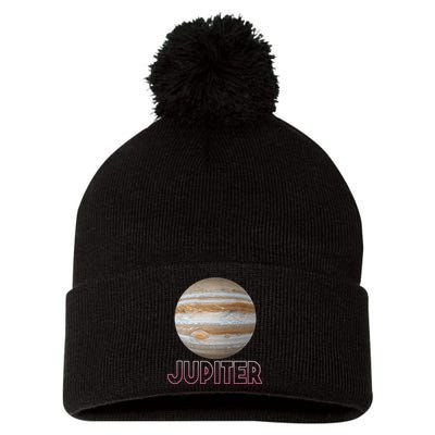 Planet Jupiter Pom Pom 12in Knit Beanie