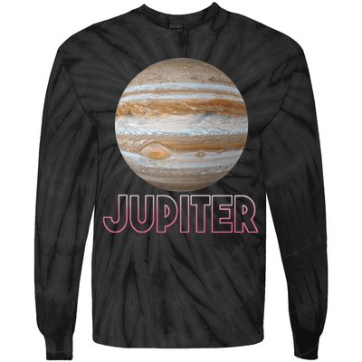 Planet Jupiter Tie-Dye Long Sleeve Shirt