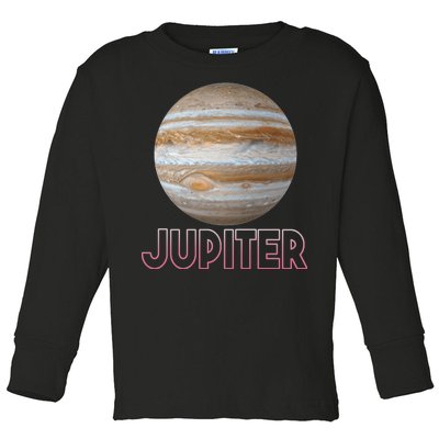 Planet Jupiter Toddler Long Sleeve Shirt