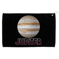 Planet Jupiter Grommeted Golf Towel