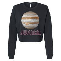 Planet Jupiter Cropped Pullover Crew