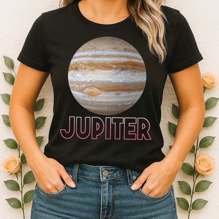 Planet Jupiter Womens T-Shirt