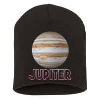 Planet Jupiter Short Acrylic Beanie