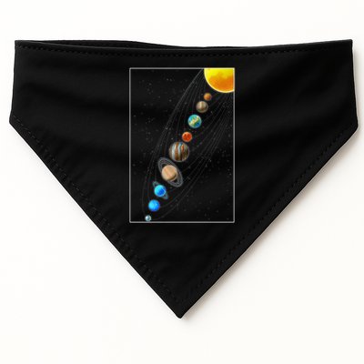 Planets Solar System USA-Made Doggie Bandana