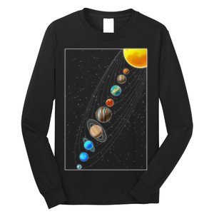 Planets Solar System Long Sleeve Shirt