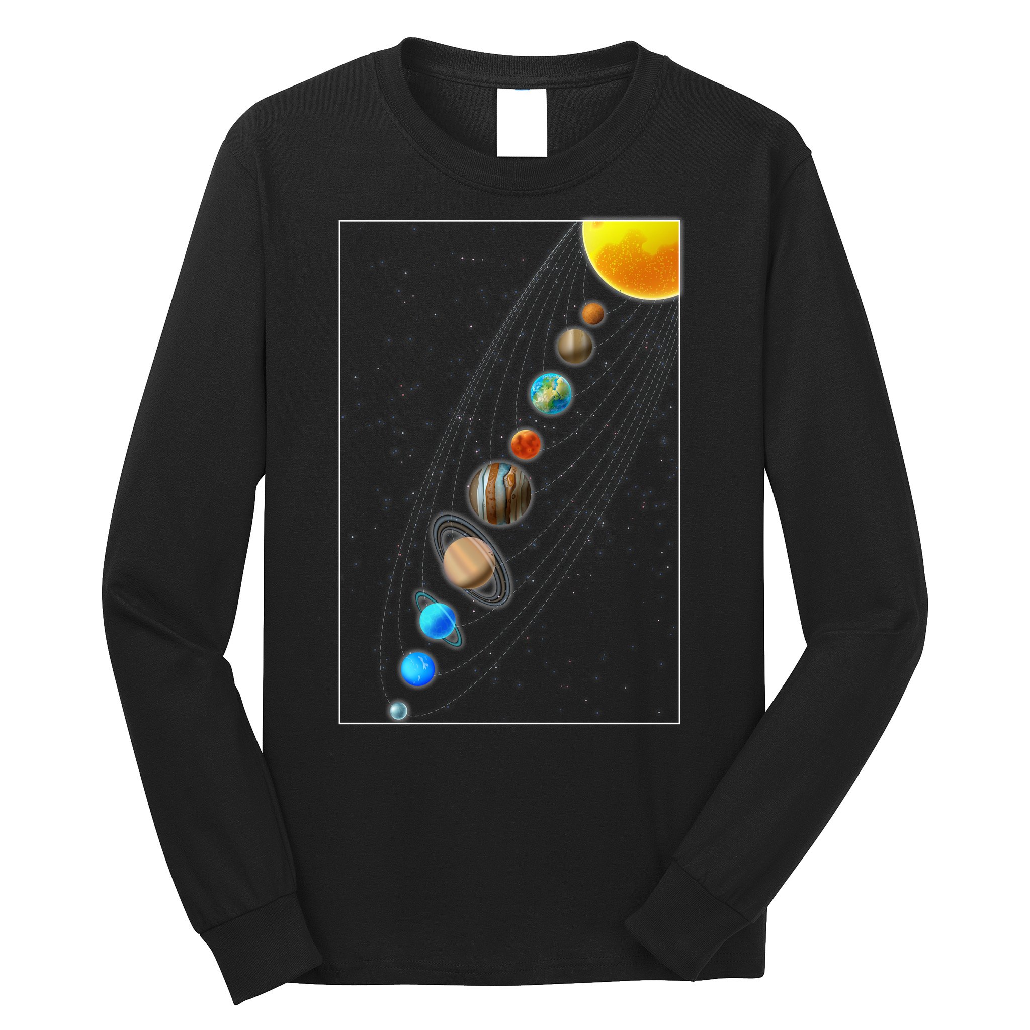 Planets Solar System Long Sleeve Shirt