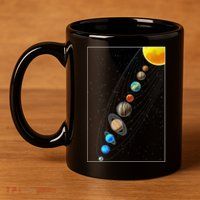 Planets Solar System 11oz C Handle Ceramic Mug