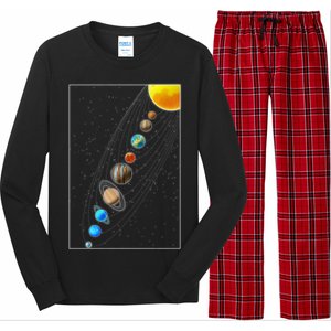 Planets Solar System Long Sleeve Pajama Set