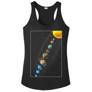 Planets Solar System Ladies PosiCharge Competitor Racerback Tank