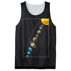 Planets Solar System Mesh Reversible Basketball Jersey Tank