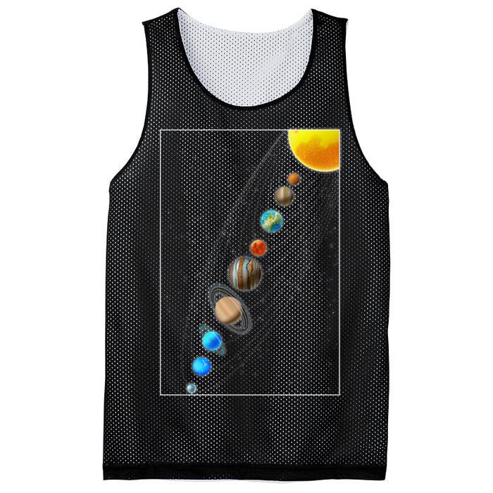 Planets Solar System Mesh Reversible Basketball Jersey Tank