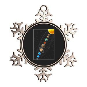 Planets Solar System Metallic Star Ornament