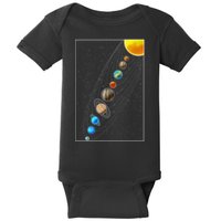 Planets Solar System Baby Bodysuit