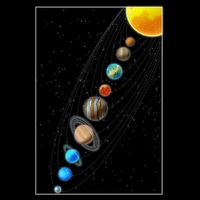 Planets Solar System Baby Bodysuit