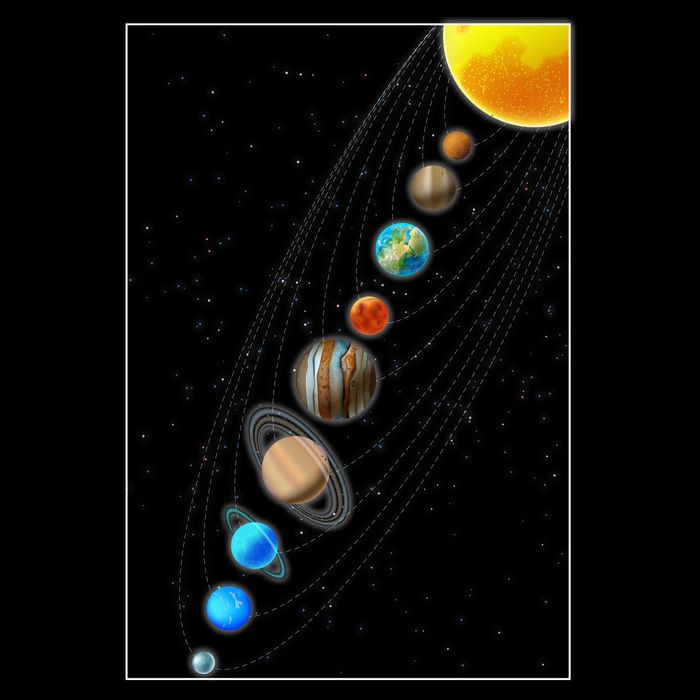Planets Solar System Baby Bodysuit