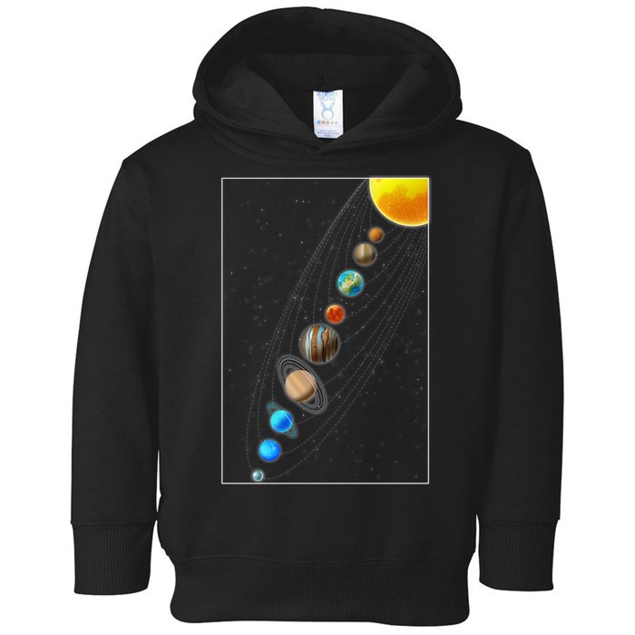 Planets Solar System Toddler Hoodie