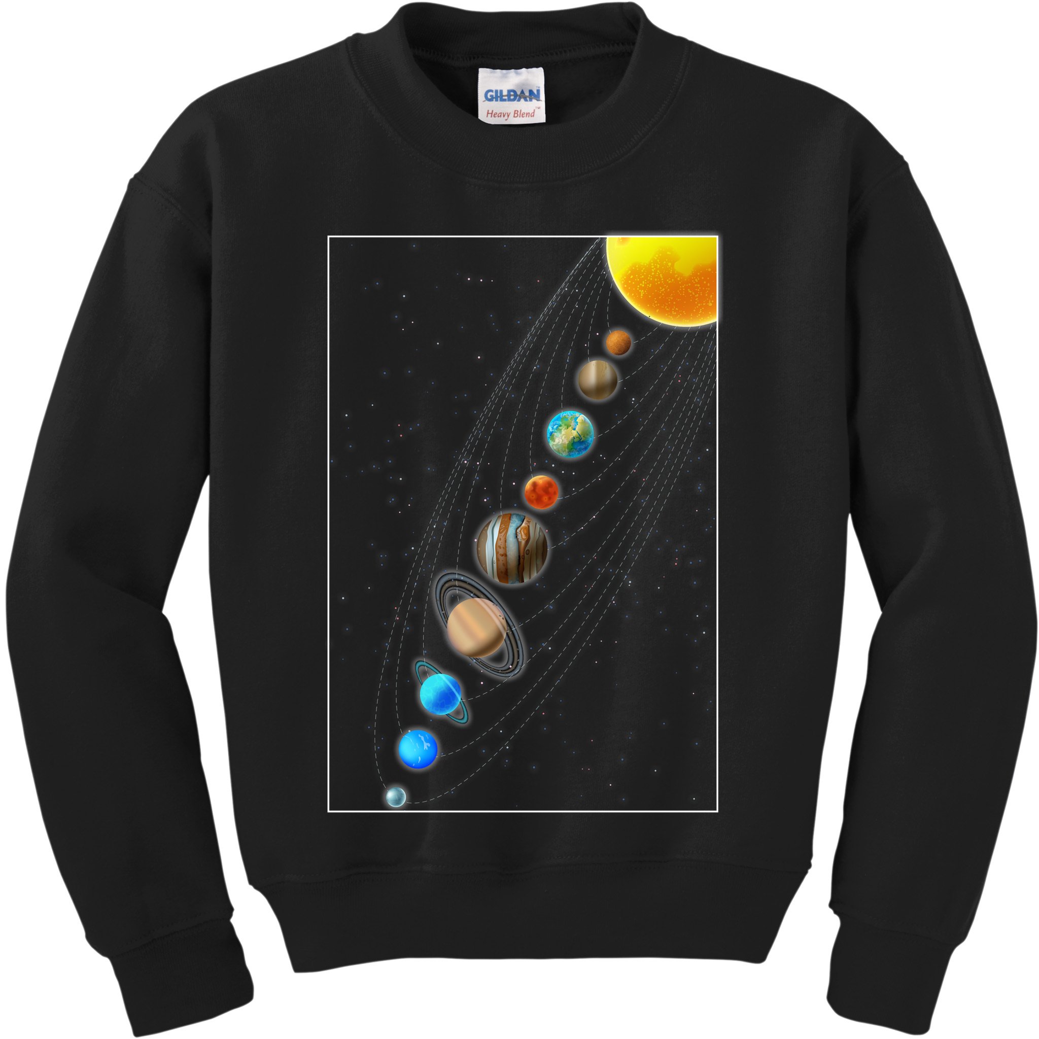 Planets Solar System Kids Sweatshirt